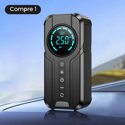 Emergency starter power bank & car air pump