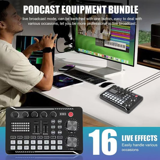 😍Factory Discount😍Live Streaming Audio Set with Microphone