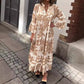 🌸Saisonales Kleid 50 % RABATT🌸 Maxikleid mit Bohemian-Print