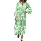 🌸Saisonales Kleid 50 % RABATT🌸 Maxikleid mit Bohemian-Print