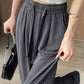 Atmungsaktive Damen Hose mit weitem Bein und Kordelzug