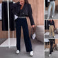 Einfarbige, drapierte Damenhose🌸✨ Spring Sale - 49% Rabatt